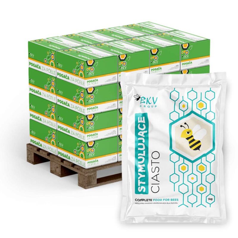 paleta bkv stymulujące 810 Ciasto dla pszczół stymulujące 1kg - BKV, paleta - obrazek 1