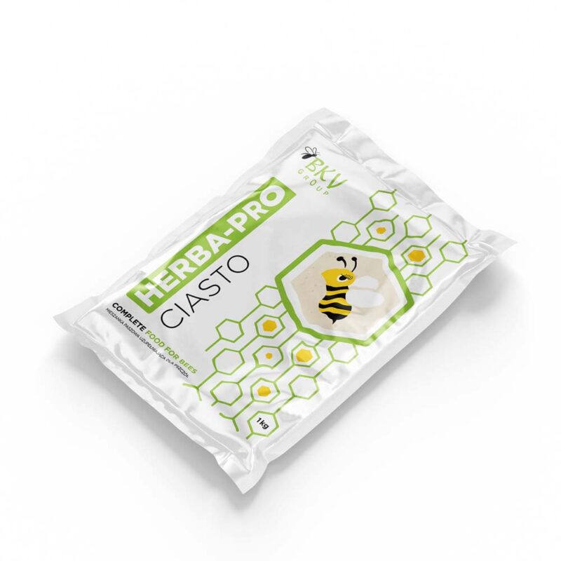 Ciasto dla pszczół z ziołami 1kg x 15szt. - BKV, karton 15kg - obrazek 2