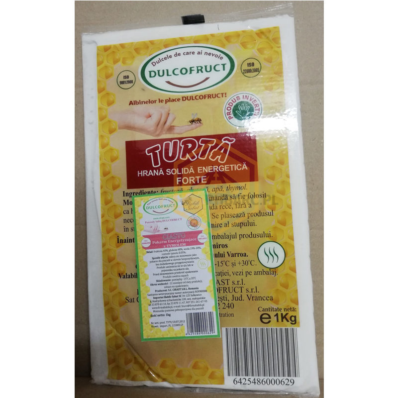 Ciasto dla pszczół z tymolem 1kg – DULCOFRUCT