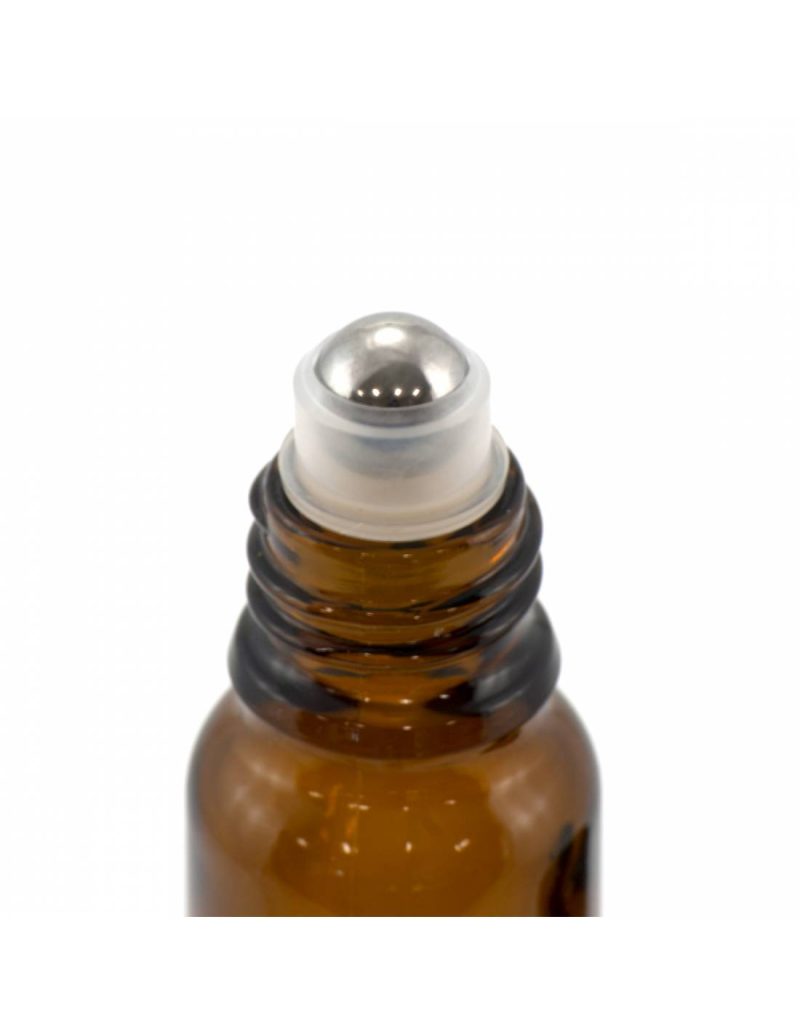 Butelka szklana brązowa 10ml + roll-on