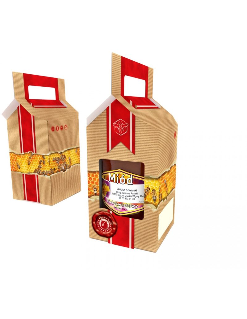 Pudełko na słoik 900ml – wzór P1E
