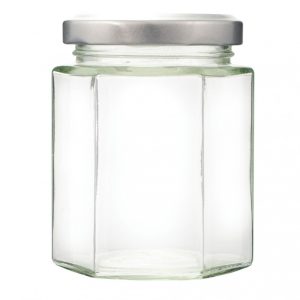 Słoik sześciokątny 270ml + zakrętką
