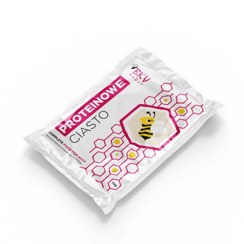 Ciasto dla pszczół z proteinami 1kg x 15szt. - BKV, karton 15kg - obrazek 2