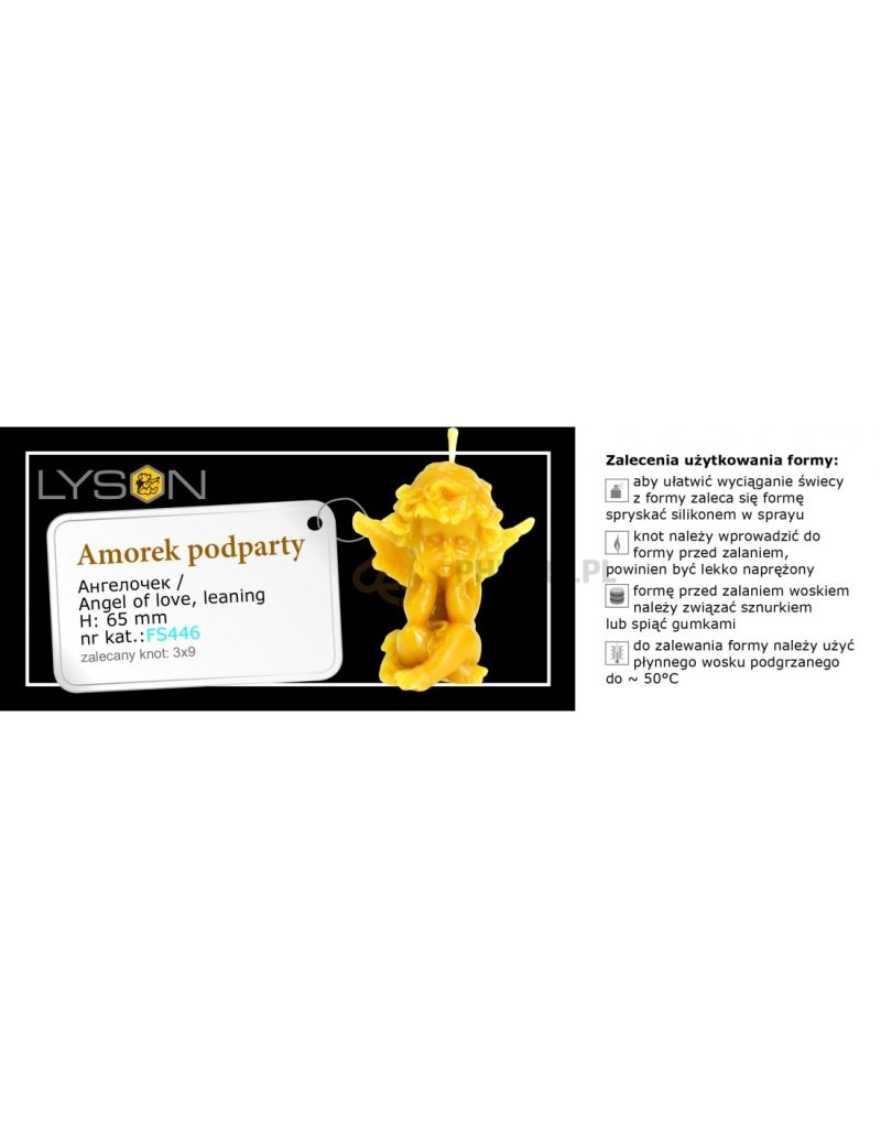 Forma silikonowa – Amorek podparty