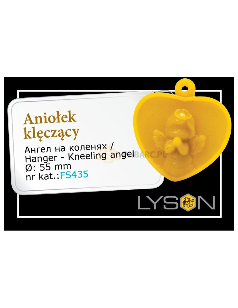 Forma silikonowa – Aniołek klęczący – zawieszka
