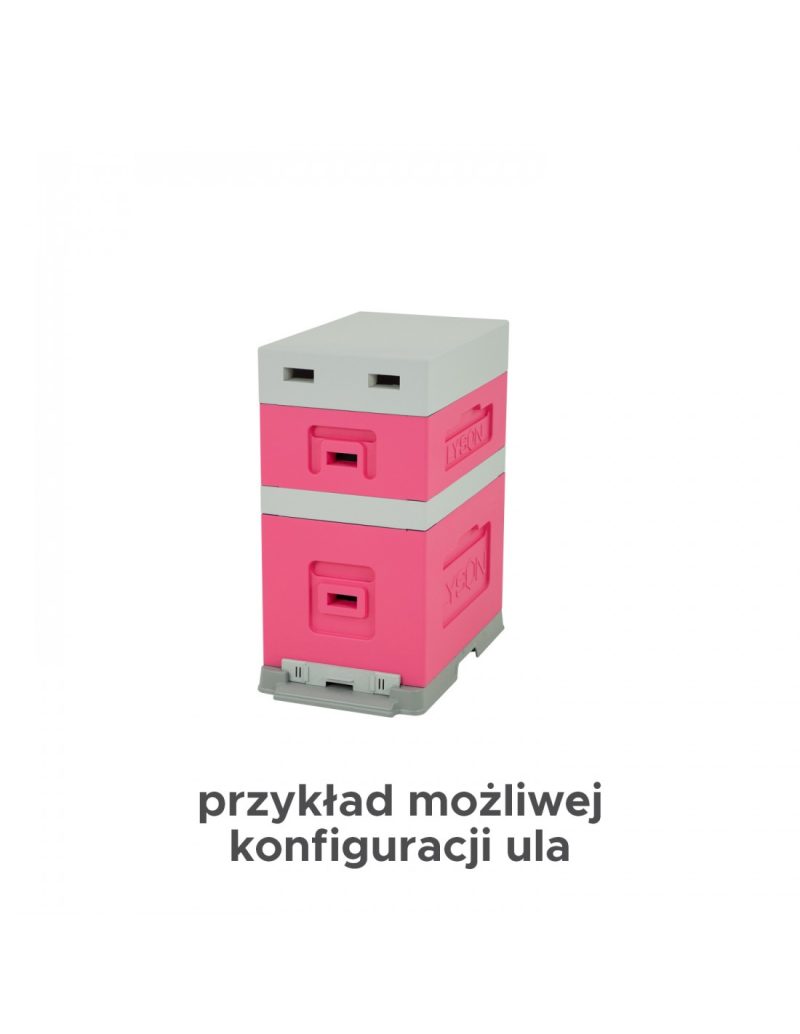 Ul odkładowy 6 ramkowy Wielkopolski malowany, różowo-szary – ŁYSOŃ
