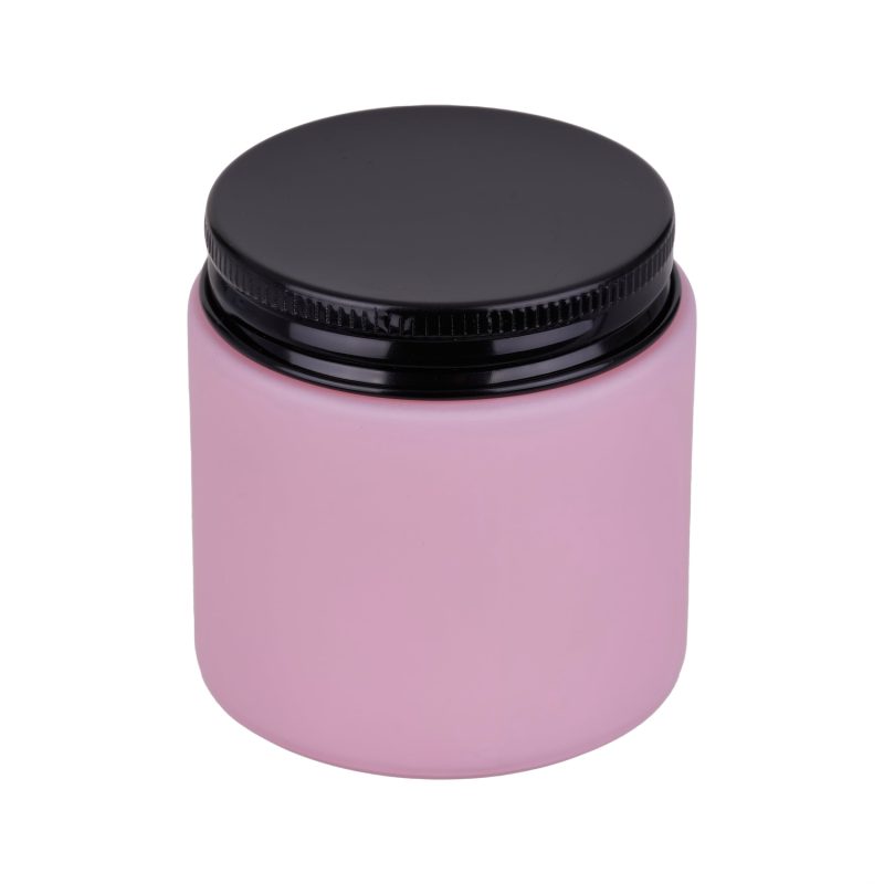 Słoik różowy mat 120 ml + nakrętka