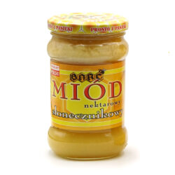 miód słonecznikowy, słoik 400g