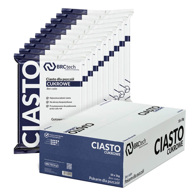 ciasto dla pszczół, karton 10kg fondant pszczeli, karton 10 kg