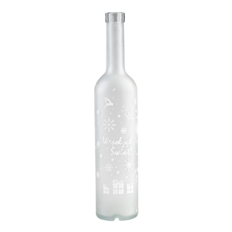 Butelka 500ml FUTURA Wesołych Świąt + korek
