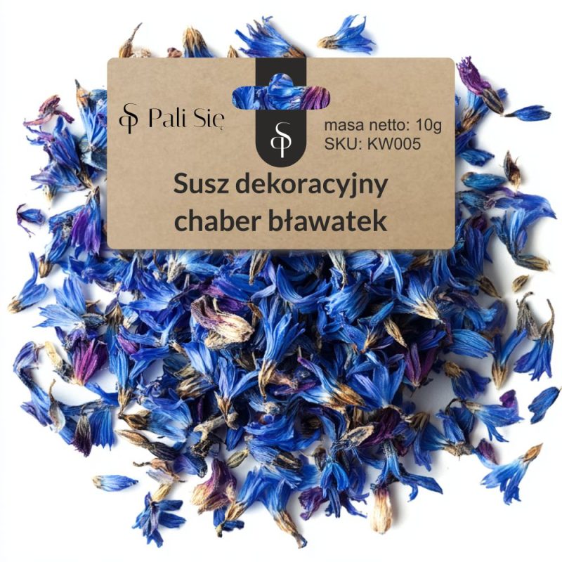 Susz dekoracyjny - chaber bławatek, 10g - PALI SIĘ - obrazek 1