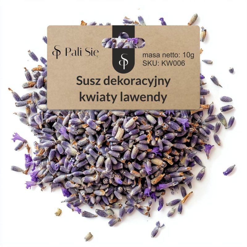 Susz dekoracyjny - kwiaty lawendy, 10g - PALI SIĘ - obrazek 1