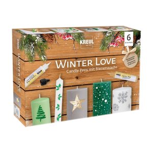 Pisaki do świec Kreul - zestaw świąteczny 6 kolorów Winter Love