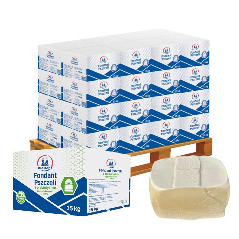 diamant 15 pol; Ciasto dla pszczół Fondant 15kg - DIAMANT, paleta - obrazek 1