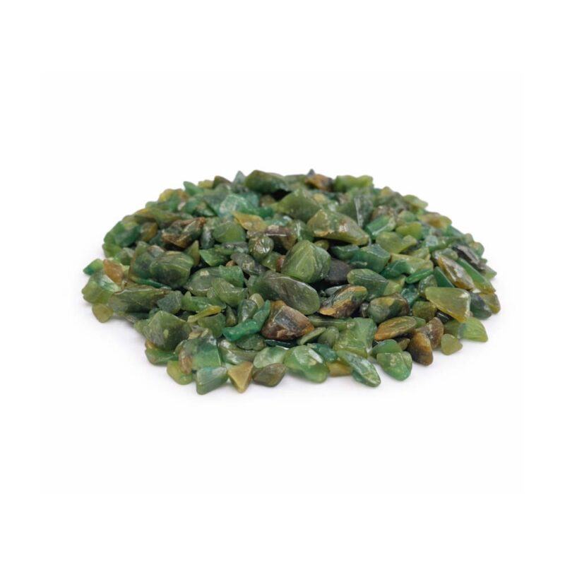 Kamienie dekoracyjne - zielony awenturyn - 50g - obrazek 1