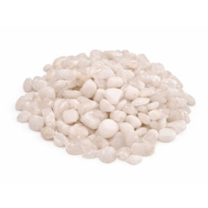 Kamienie dekoracyjne - biały kwarc - 50g