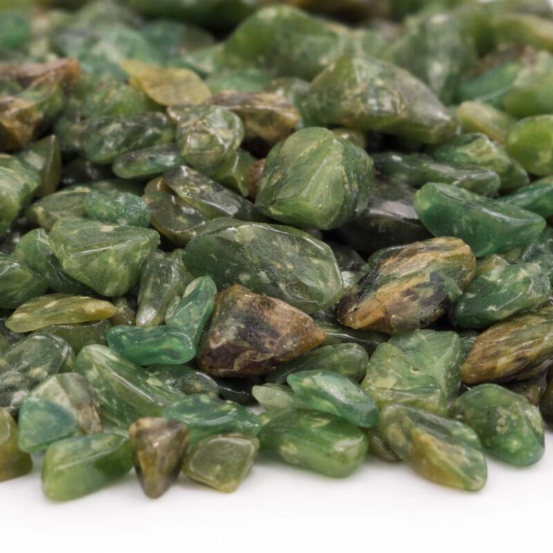 Kamienie dekoracyjne - zielony awenturyn - 50g - obrazek 2