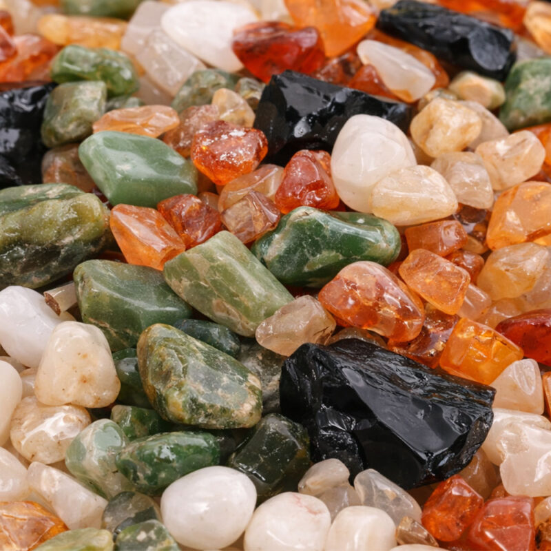 Kamienie dekoracyjne półszlachetne MIX - 50g - obrazek 2