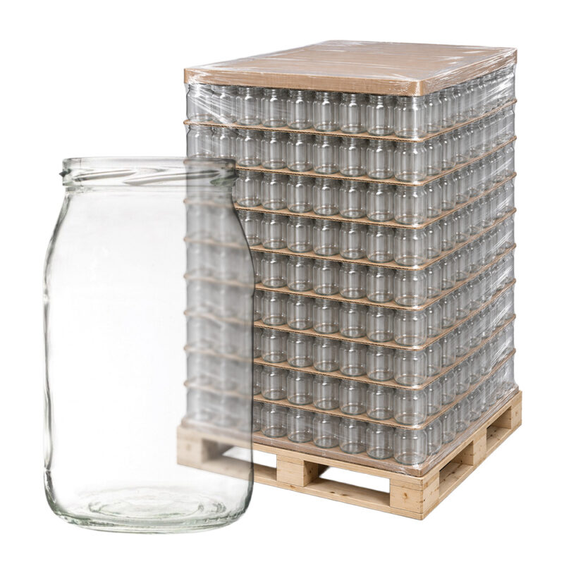 słoik 900ml paleta przemysłowa Słoik 900ml - PALETA - obrazek 1